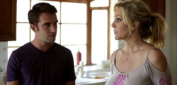 Taboo stepmom fucked and covered in jizz